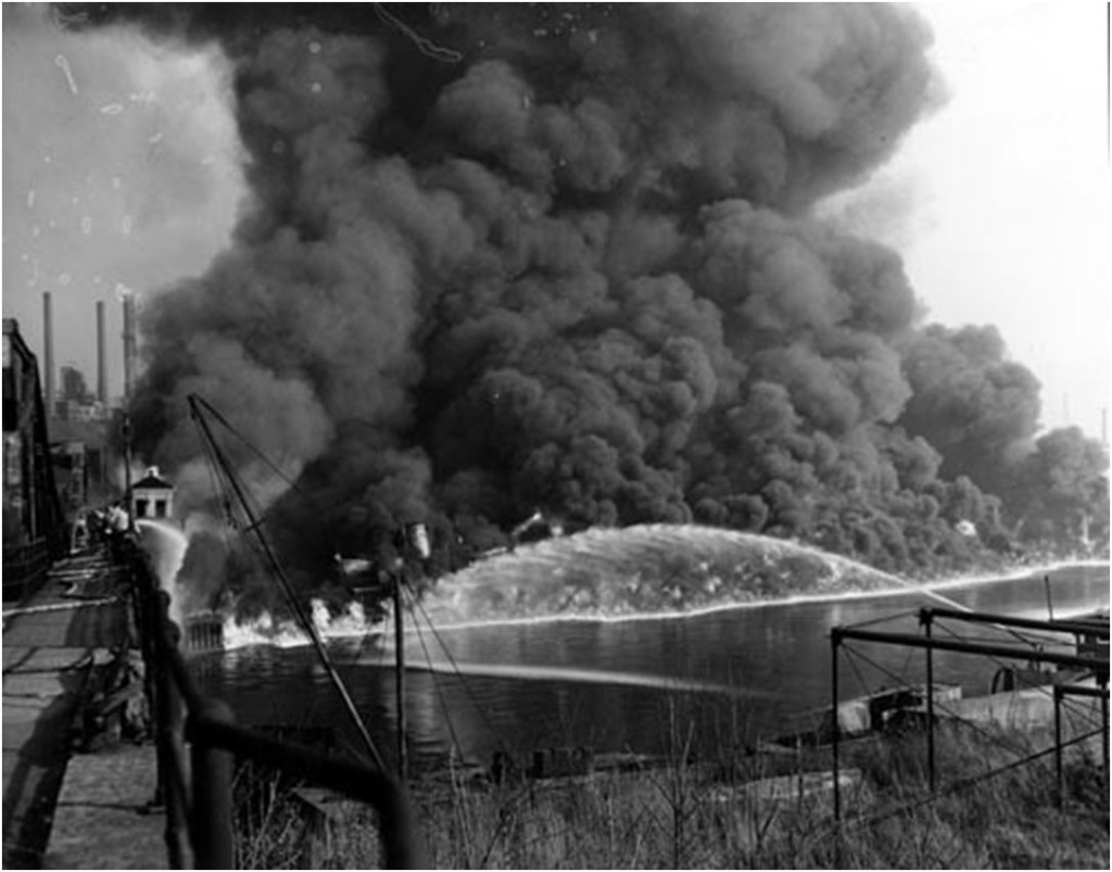 Cuyahoga River Burning in 1969