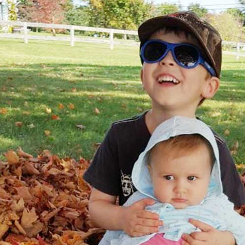 Fall Leaves and Smiles
