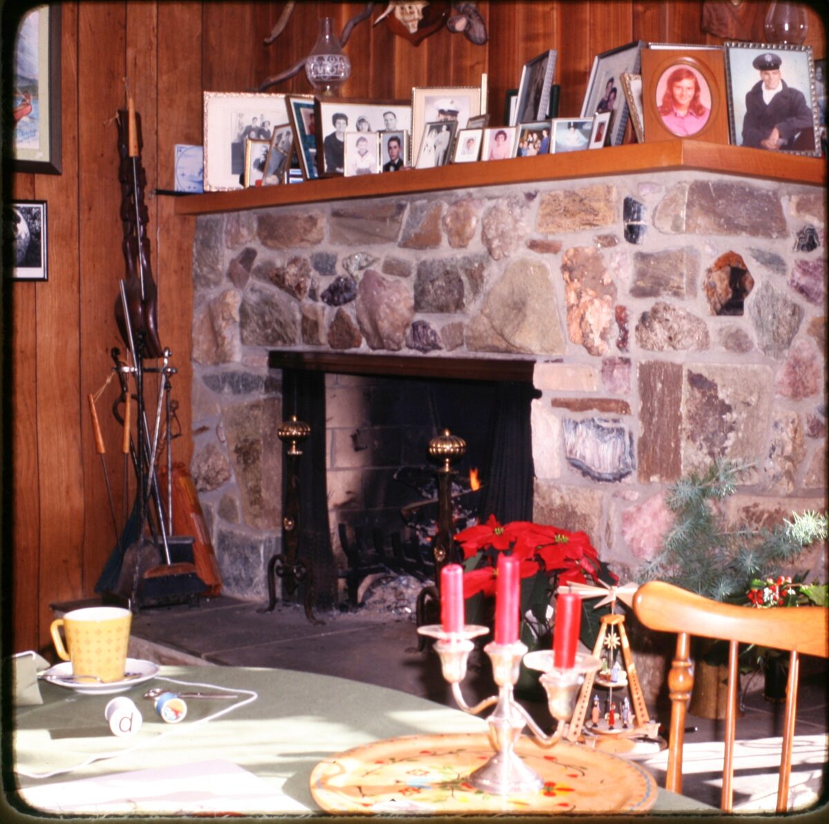 Albert and Rose Behnke's Fireplace