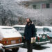 Larry In Madison In 1978, With His First Rabbit Challenge, A Volkswagen Rabbit, And An April Snowfall; Eagle Heights Apartments, Madison, Wi; Slide Dated April, 1978