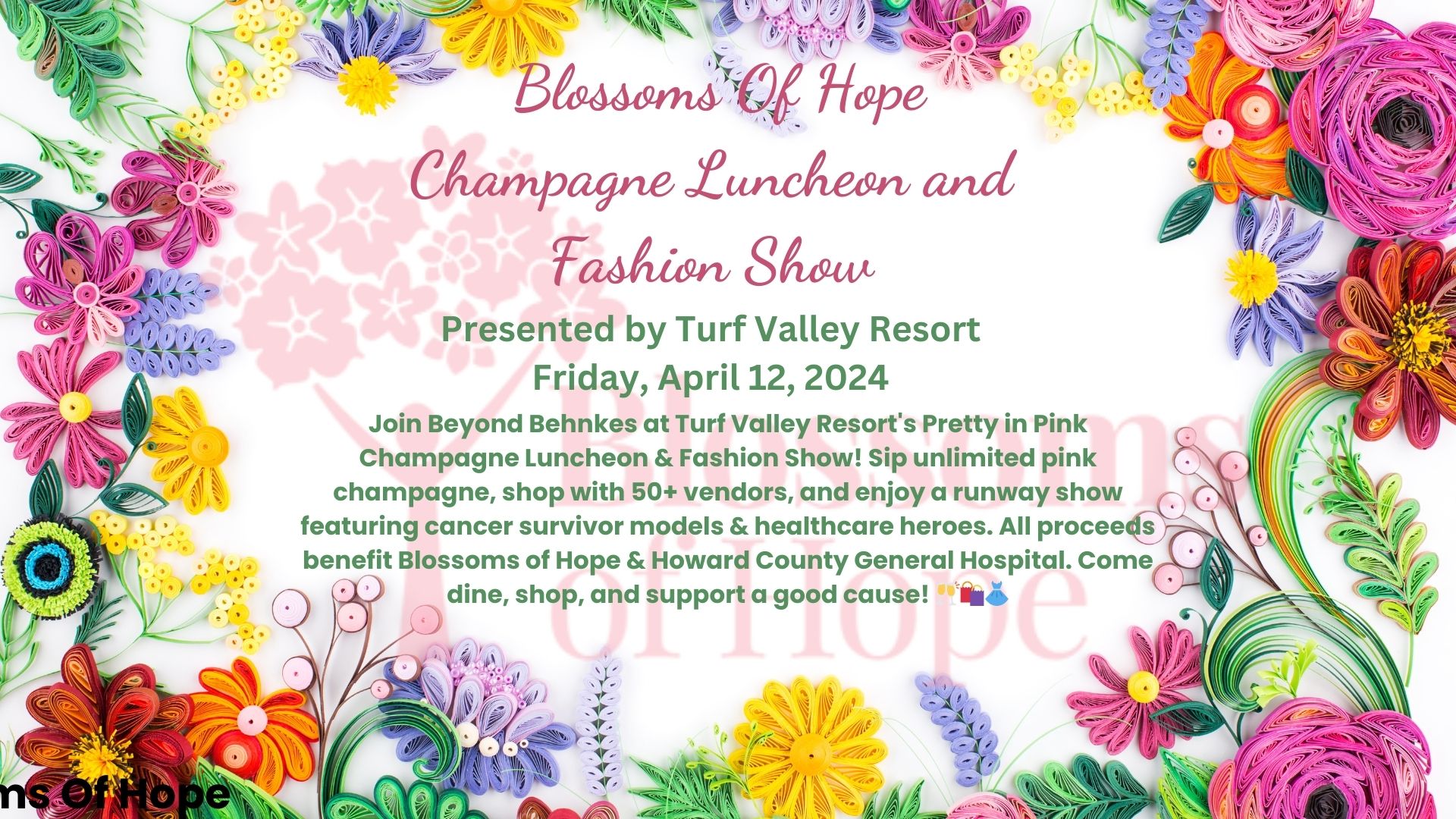 Blossoms Of Hope April 12