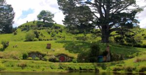  Hobbit village of Hobbiton Matamata, New Zealand