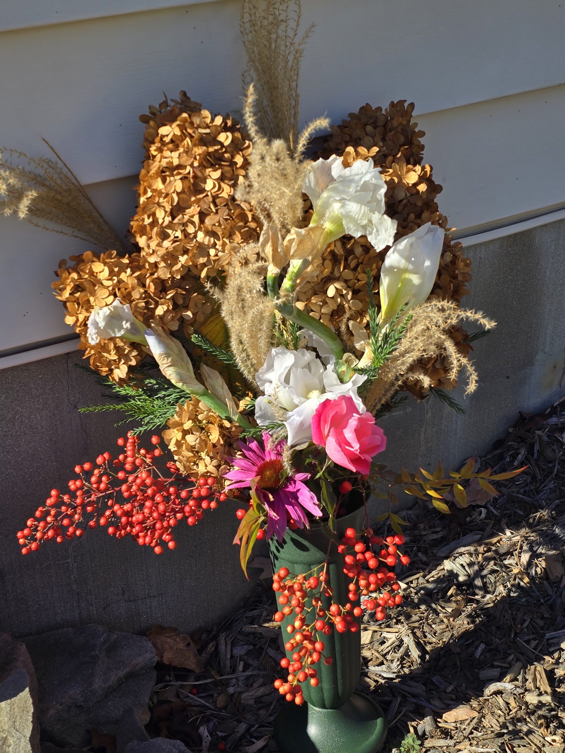 fall hydrangea bouquet