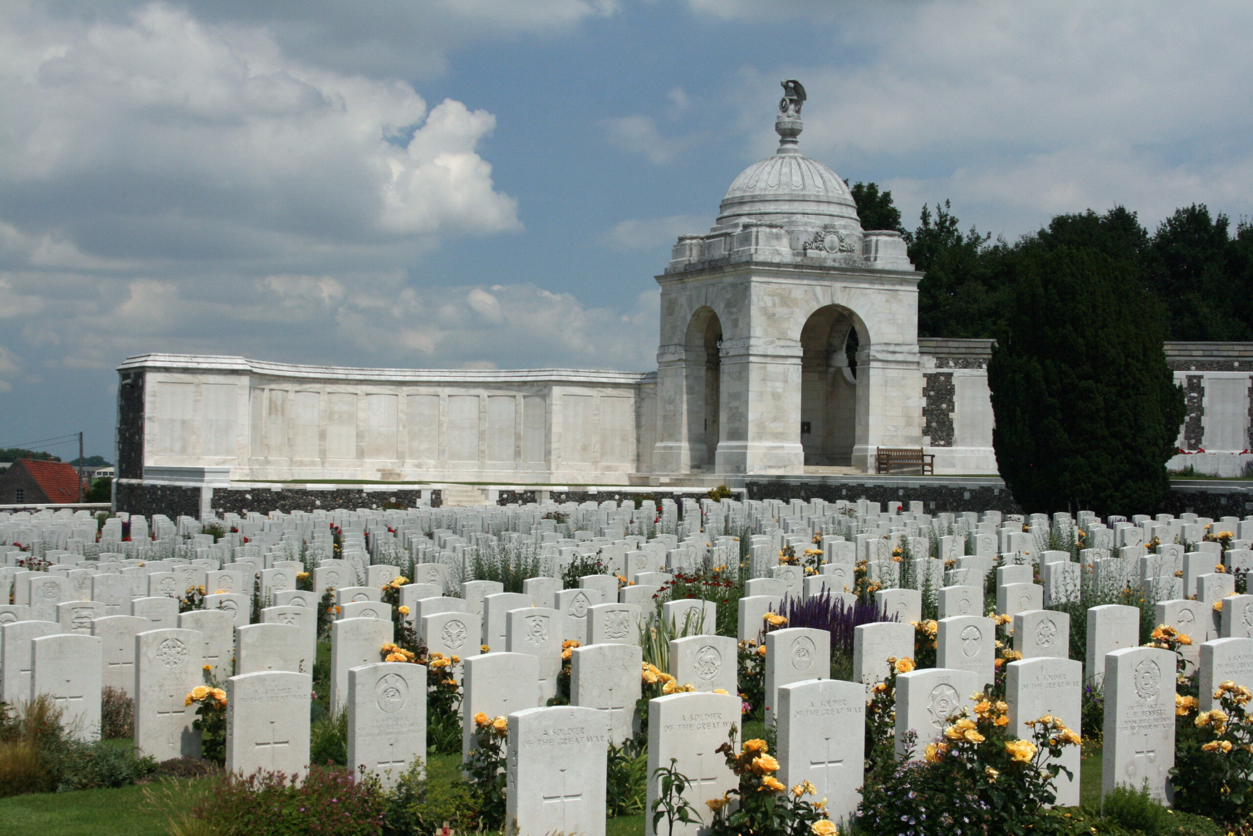 Tyne Cot Military Cemetery, near Passchendaele