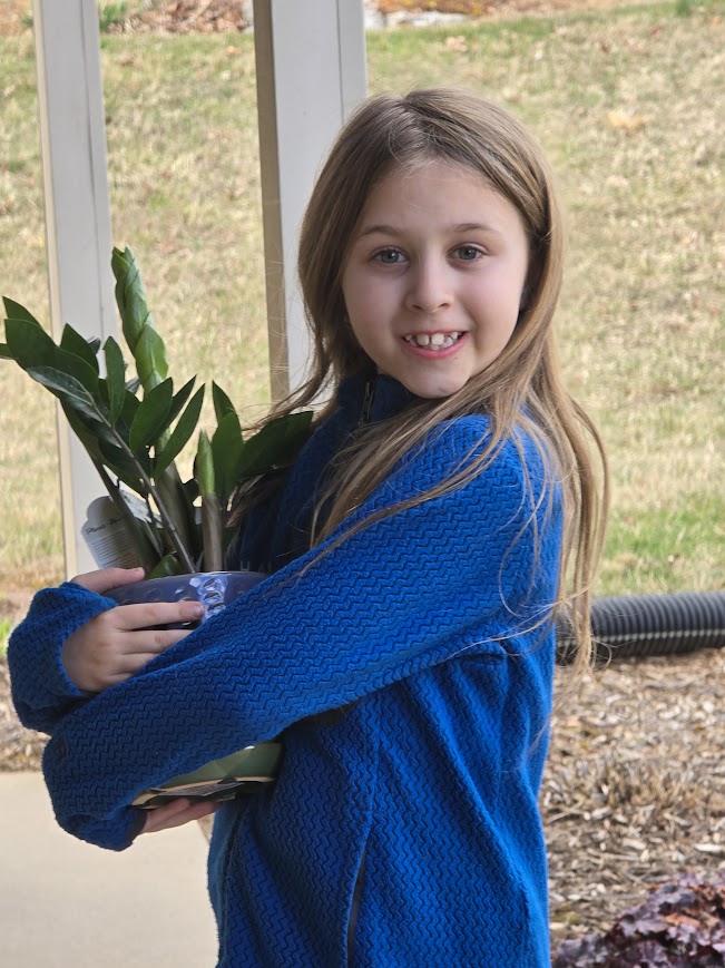 Zoe and Her ZZ Plant